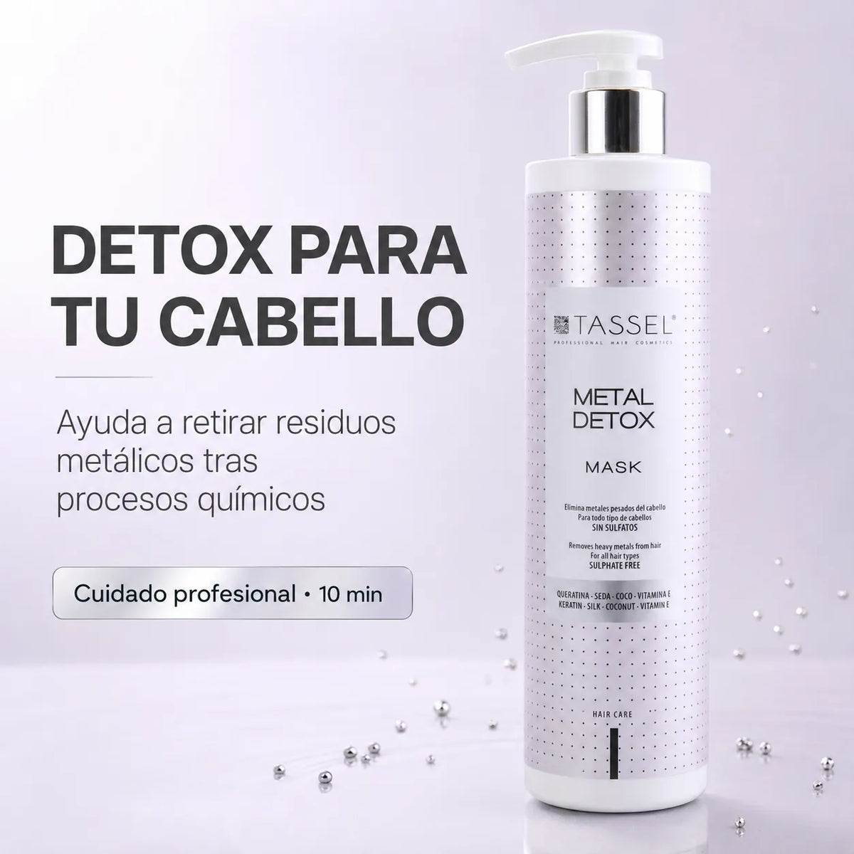 Tassel – Máscara Detox Capilar para Cabelo Tratado 500 ml