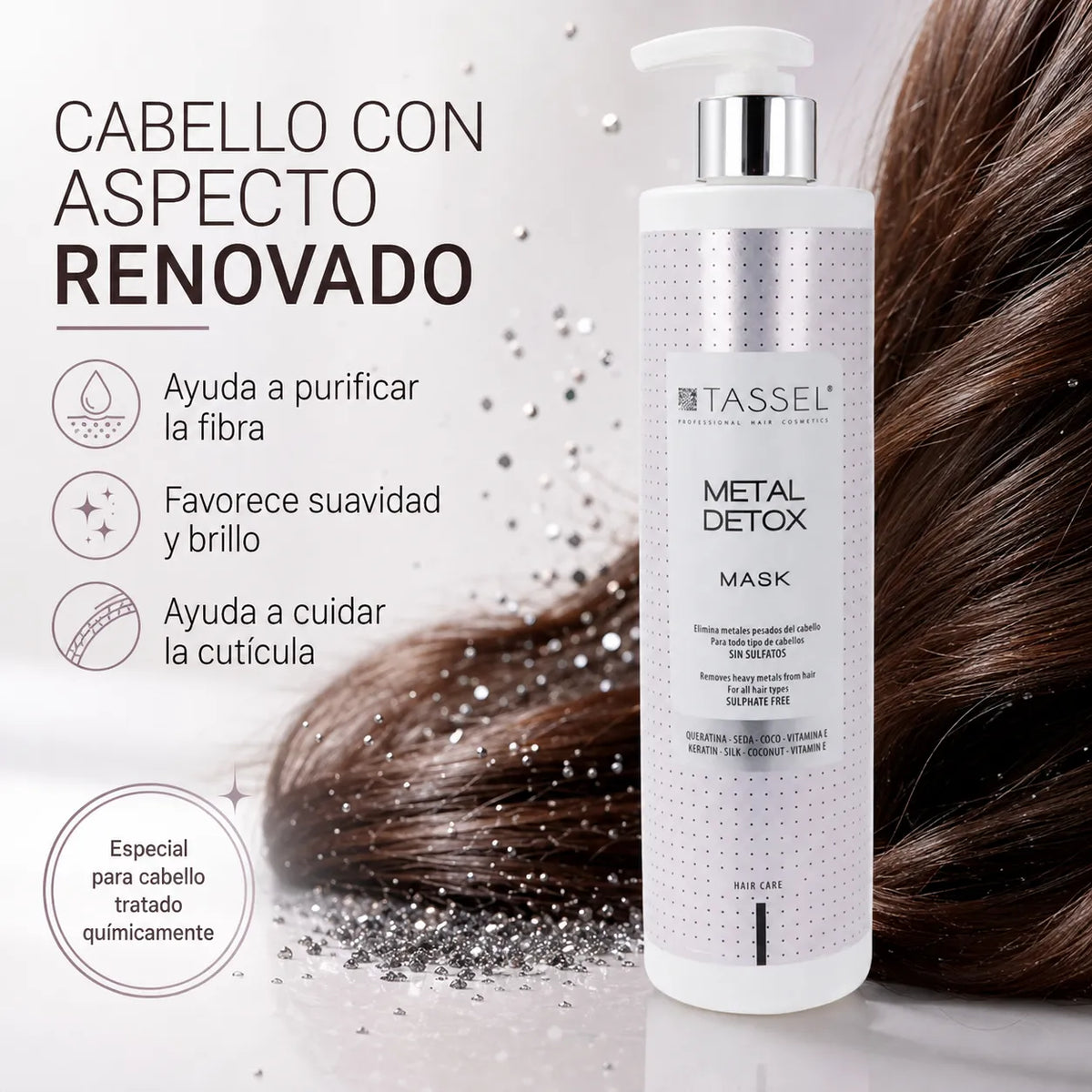 Tassel – Máscara Detox Capilar para Cabelo Tratado 500 ml