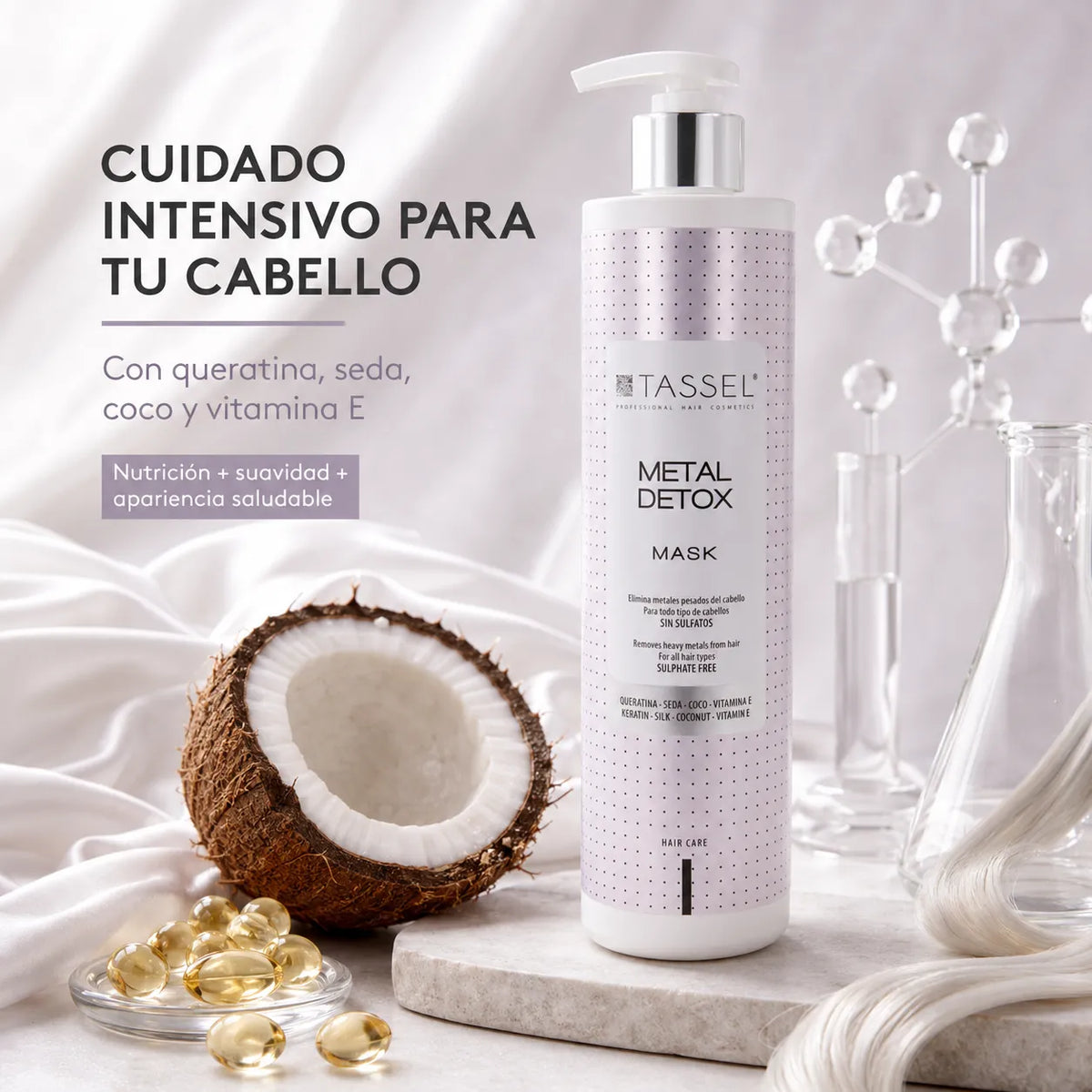 Tassel – Máscara Detox Capilar para Cabelo Tratado 500 ml