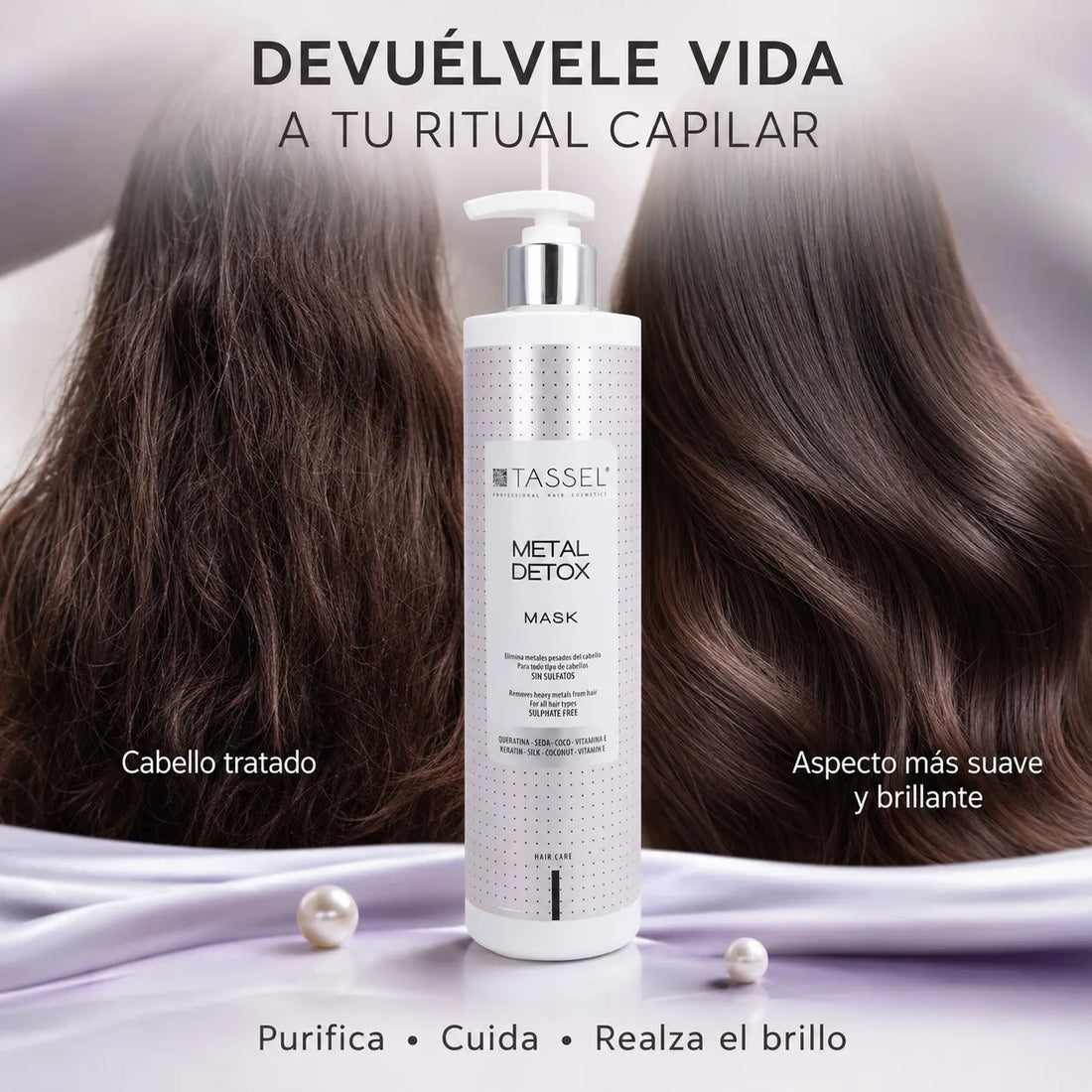 Tassel – Máscara Detox Capilar para Cabelo Tratado 500 ml