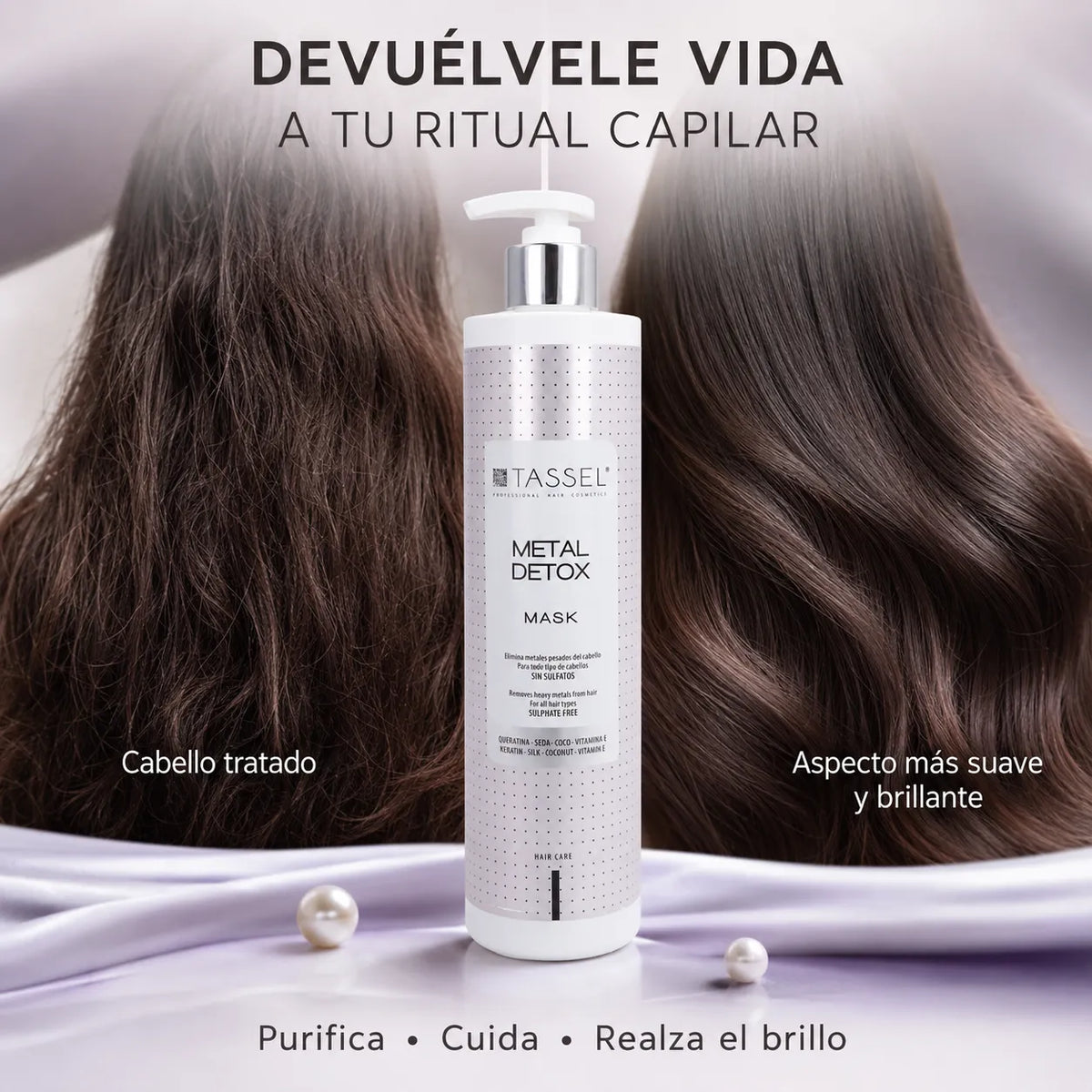 Tassel – Máscara Detox Capilar para Cabelo Tratado 500 ml