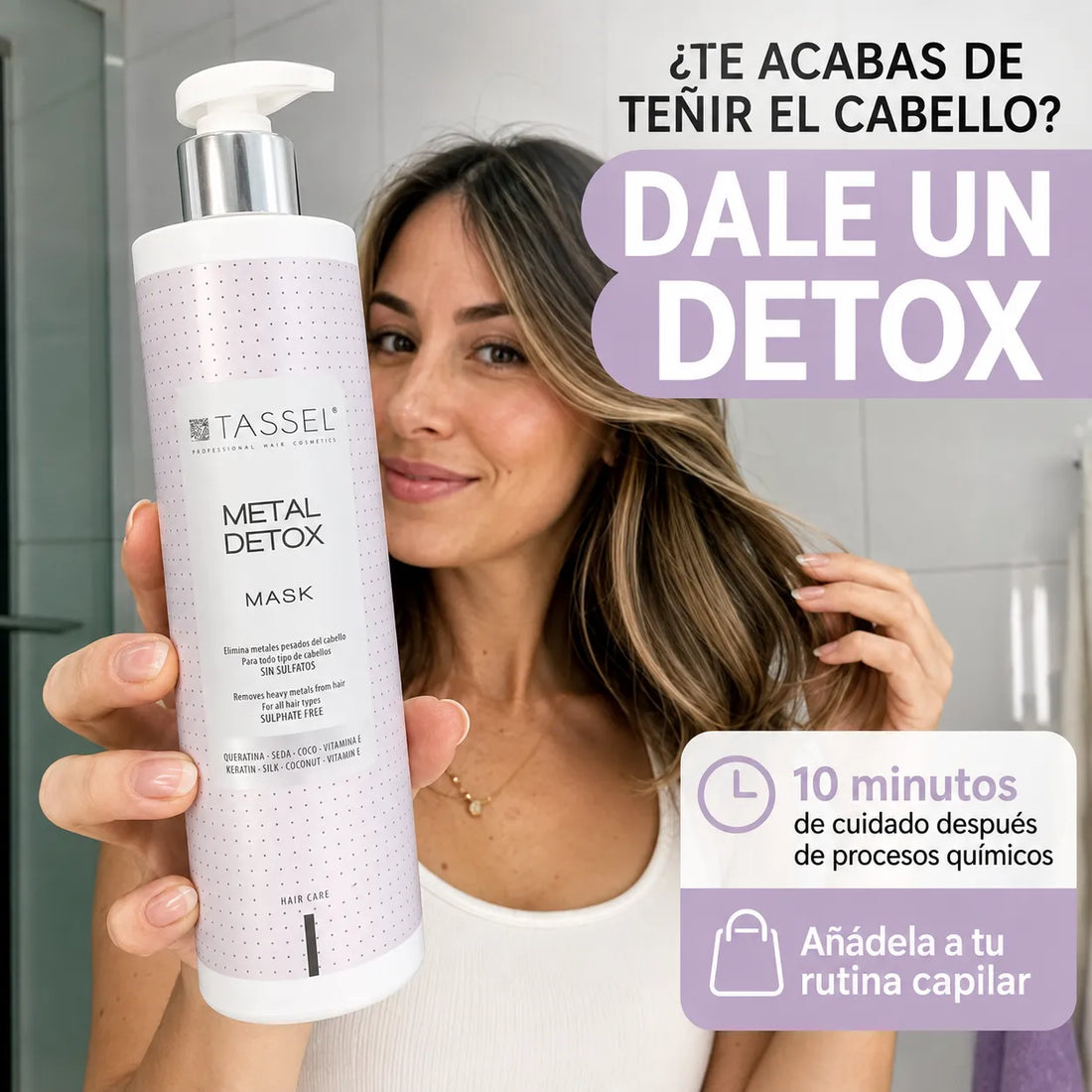 Tassel – Máscara Detox Capilar para Cabelo Tratado 500 ml