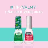 Valmy Base Anti-Edad con Vitamina C y E, Tratamiento para Prevenir Estrías, Imperfecciones y Ayudar con el Crecimiento de Uñas Sanas y Fuertes (14ml)
