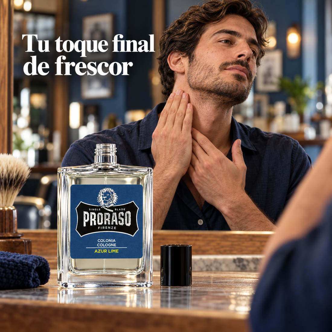 Proraso – Colonia masculina Azur Lime de aroma fresco 100 ml