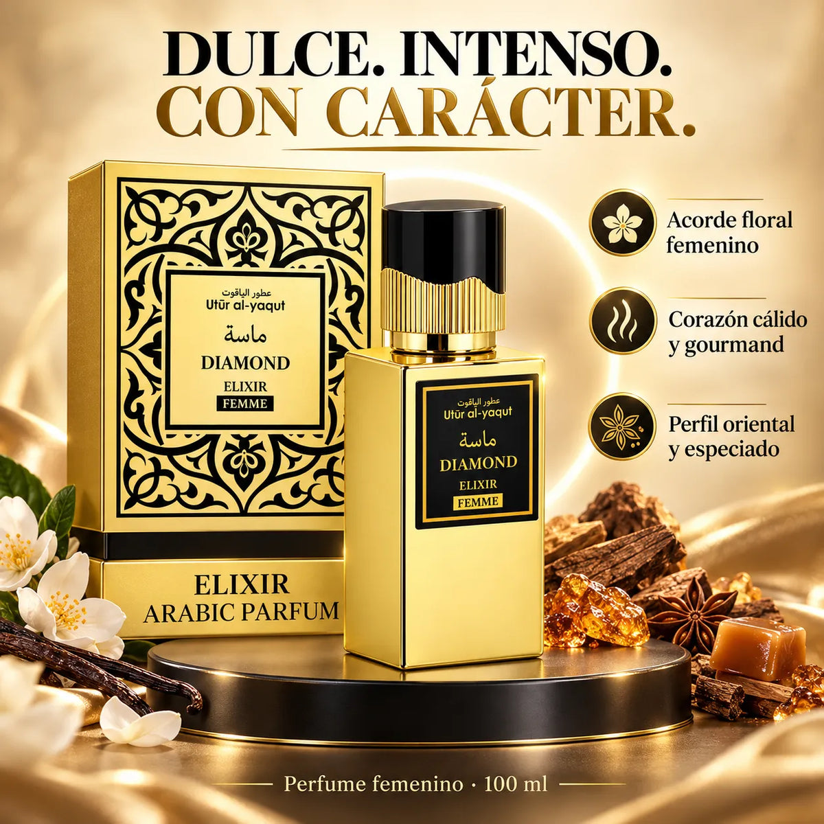 Saphir – Perfume para Mujer Utur Al-Yaqut Elixir Diamond 100 ml