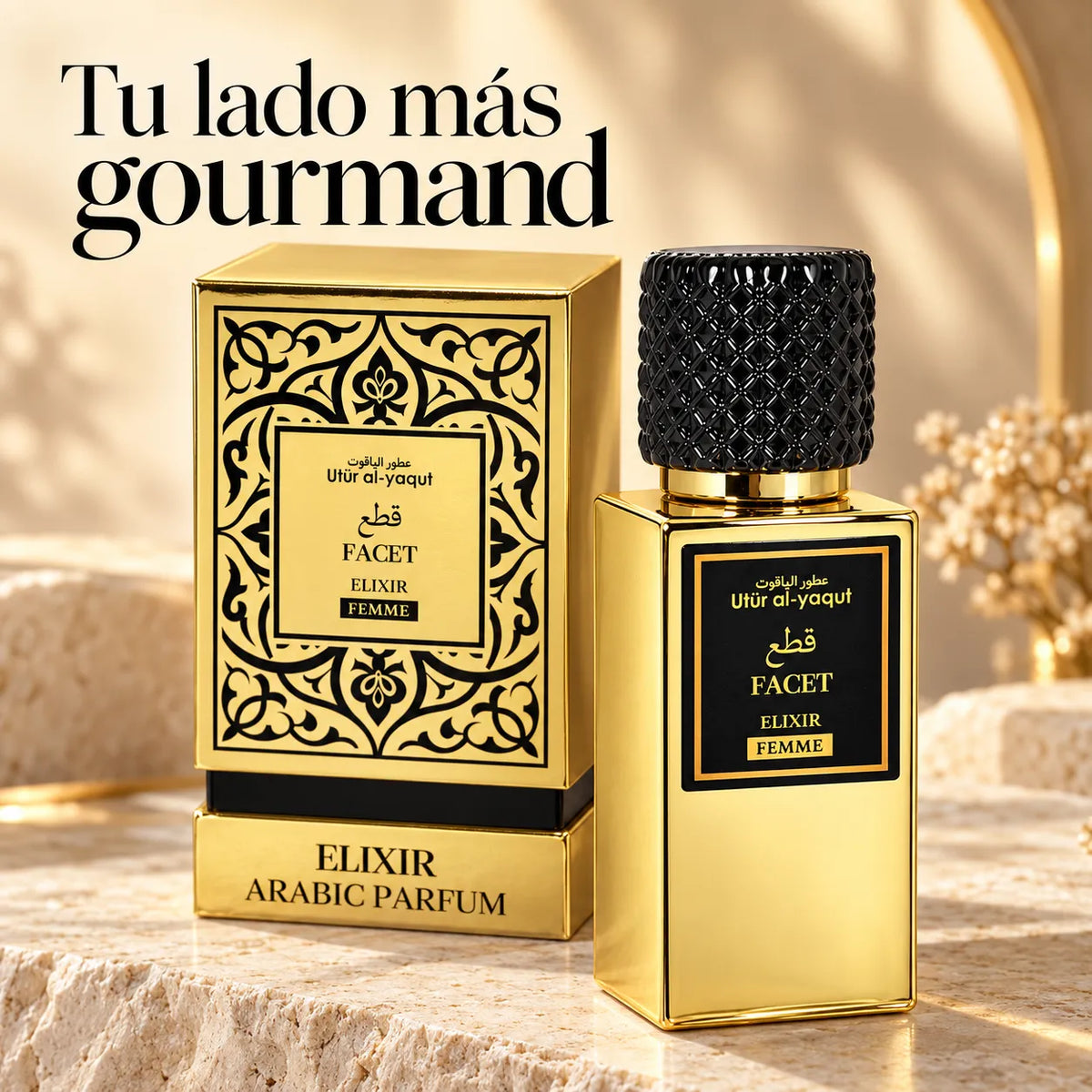 SAPHIR – Perfume gourmand para mujer Facet Elixir Femme 50 ml