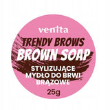 Cera  para cejas 3 en 1 Venita Trendy Brows Black para peinar, tonificar y cuidar negro 25 g