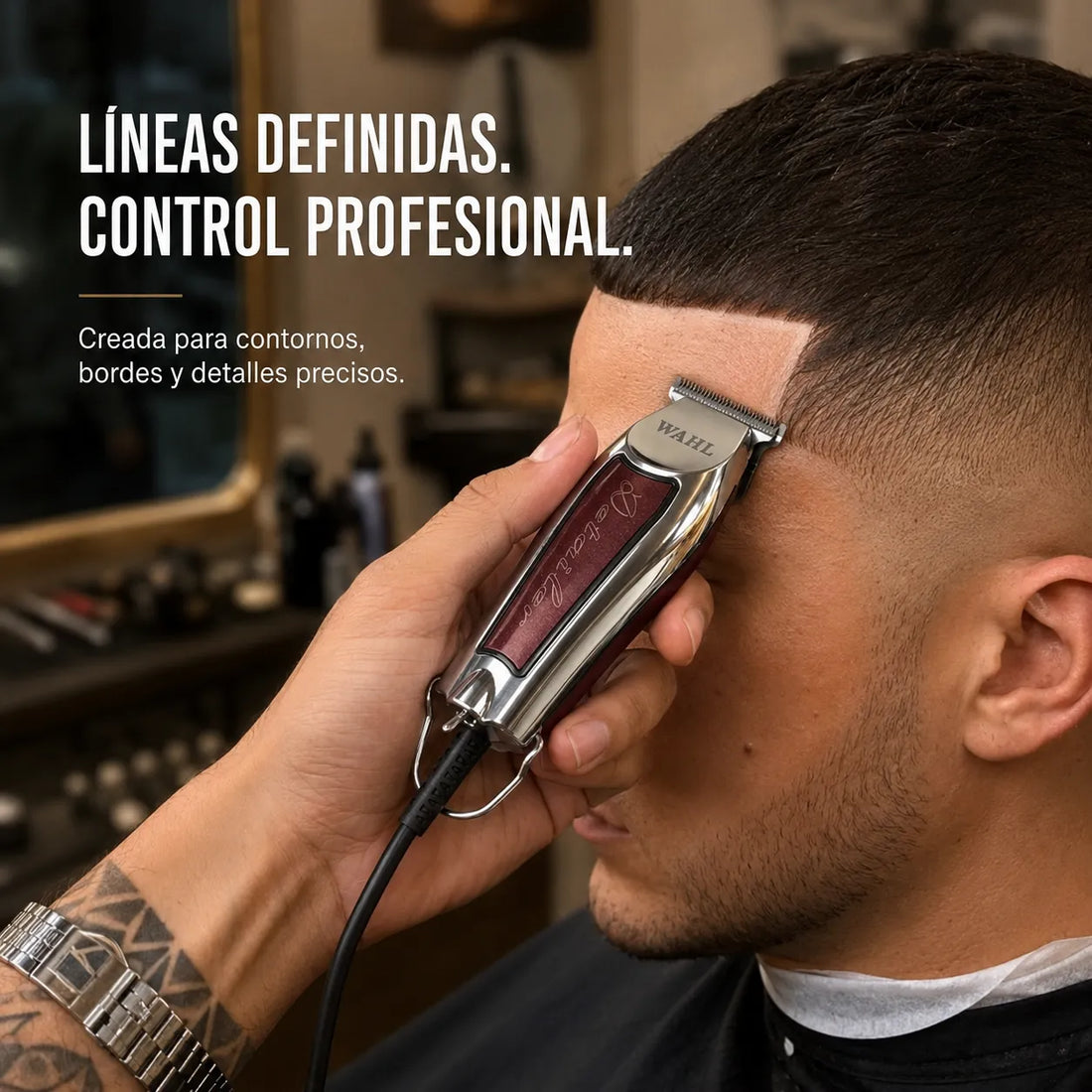 Wahl 5 Star Detailer – Perfiladora profesional con cable para contornos