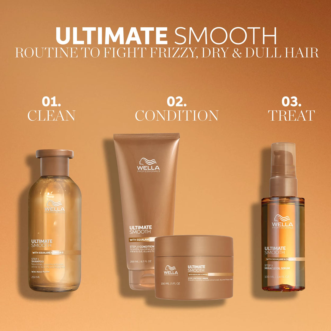 Wella, Acondicionador Ultimat Smooth  200 ml
