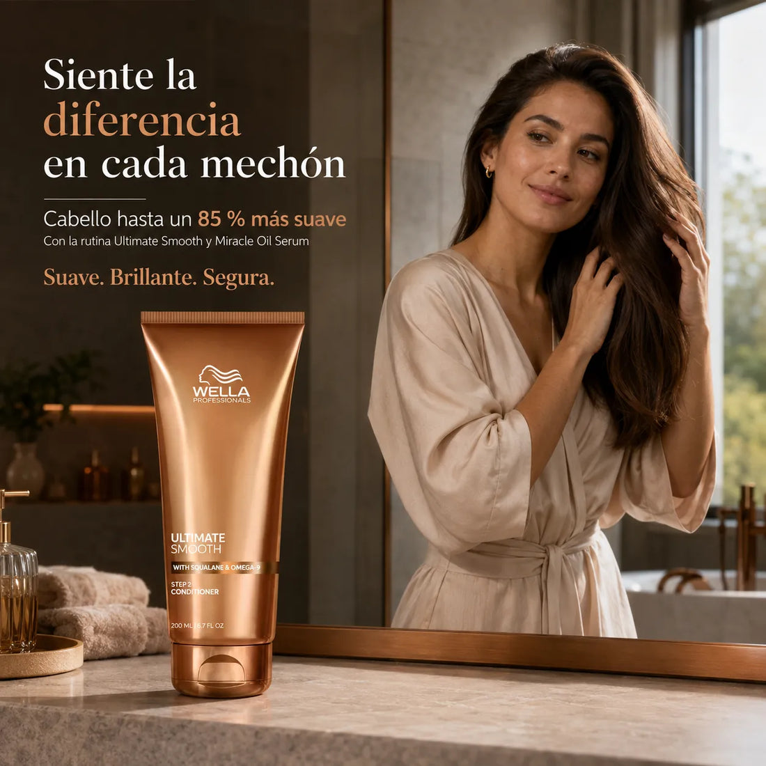 Wella – Acondicionador Antiencrespamiento Ultimate Smooth 200 ml