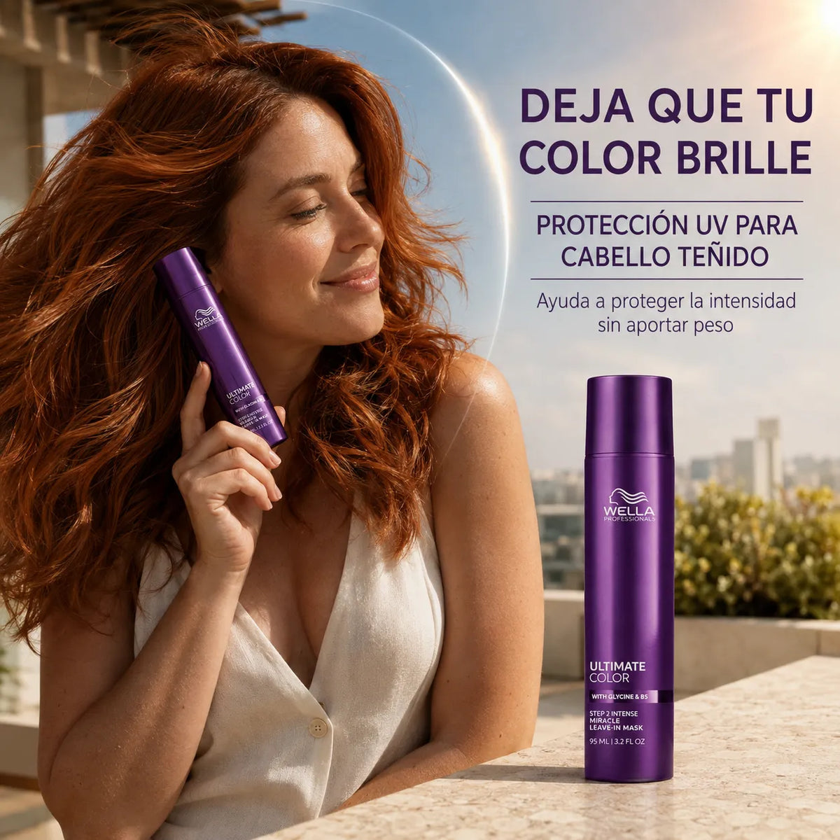 Wella – Máscara sem Enxaguamento para Cabelo Pintado Ultimate Color 95 ml