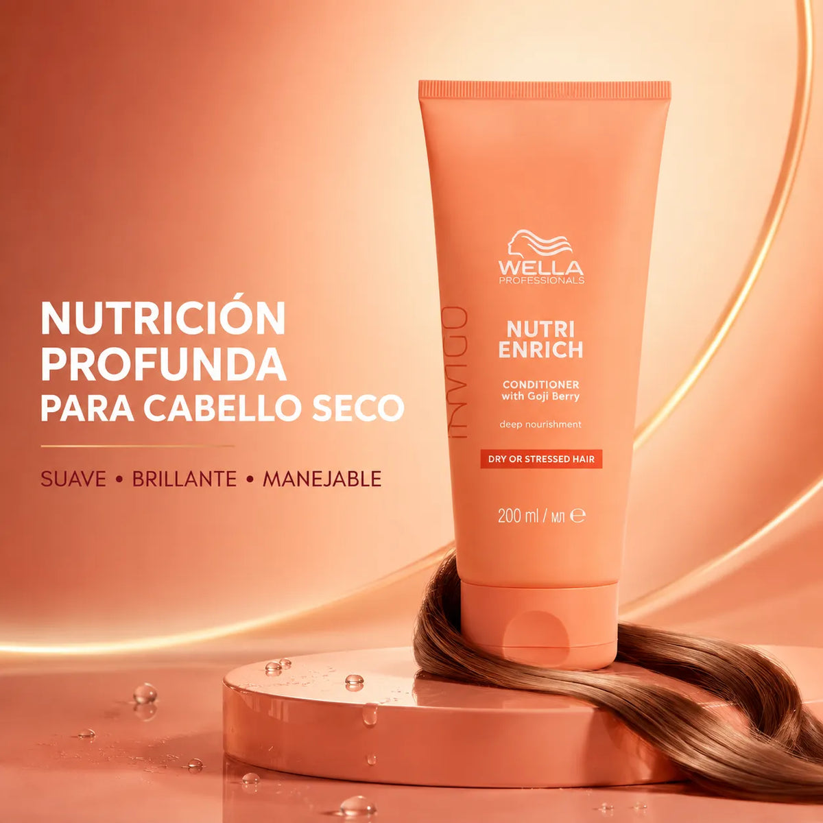 Wella – Amaciador para Cabelo Seco Invigo Nutri-Enrich 200 ml