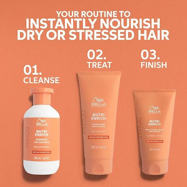 Wella , Champú Cabello Seco Nutri-Enrich Invigo  300ml