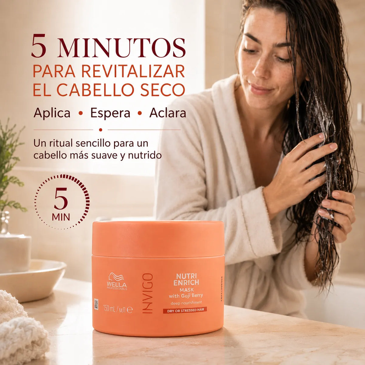 Wella – Máscara para Cabelo Seco Invigo Nutri-Enrich 150 ml