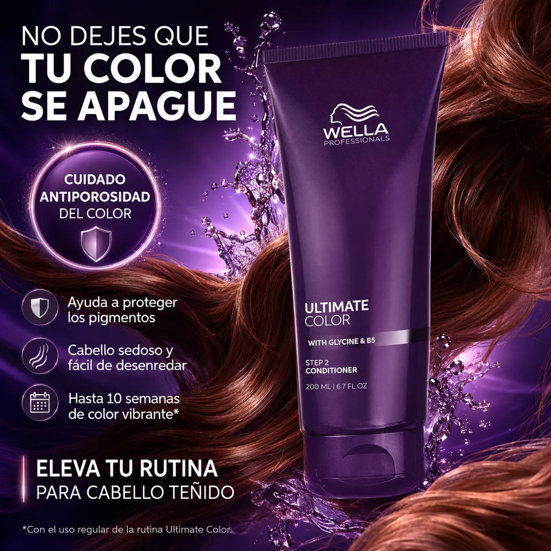 Wella – Amaciador para Cabelo Pintado Ultimate Color 200 ml