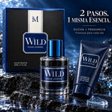 WILD – Kit de Perfume para Hombre Fresco Marino 50 ml + Shower Gel 50 ml