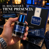 WILD – Kit de Perfume para Hombre Fresco Marino 50 ml + Shower Gel 50 ml