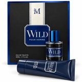 WILD – Kit de Perfume para Hombre Fresco Marino 50 ml + Shower Gel 50 ml