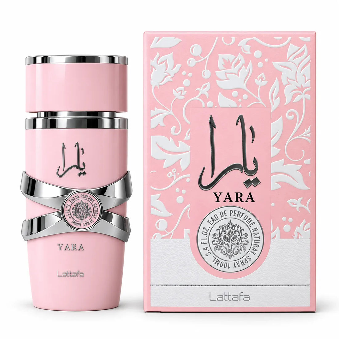 Lattafa – Perfume para Mulher YARA Rosa Doce e Floral 100 ml