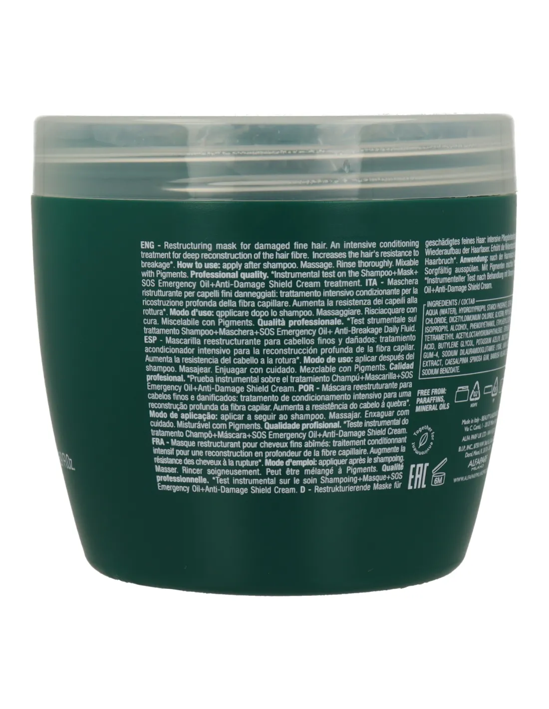 Alfaparf Semidilino Reconstruct Reparative Mascarilla 500 Ml