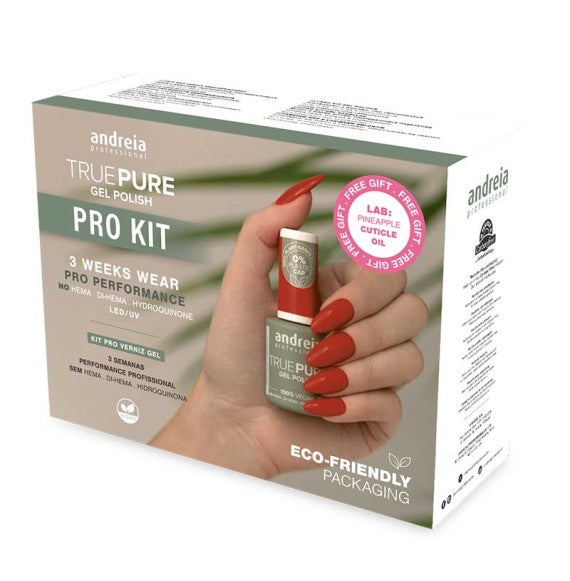 Andreia – Pack de uñas vegano True Pure para manicura completa