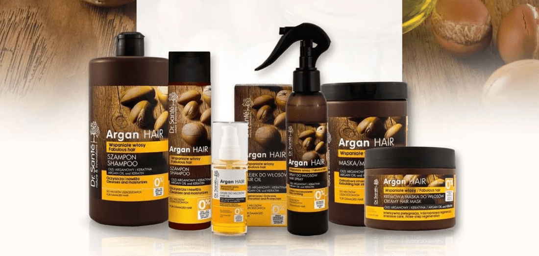 Dr. Sante Mascarilla Capilar Profesional Hidratante de Aceite de Argán y Queratina  - Cabello Dañado Natural Sin Parabenos 1L