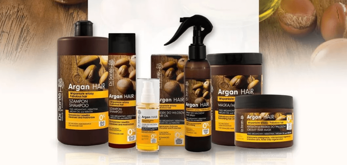 Dr. Sante Mascarilla Capilar Profesional Hidratante de Aceite de Argán y Queratina  - Cabello Dañado Natural Sin Parabenos 1L