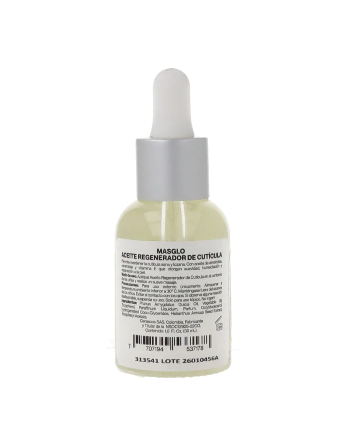 Masglo – Aceite Regenerador de Cutícula para Hidratación y Nutrición 30 ml