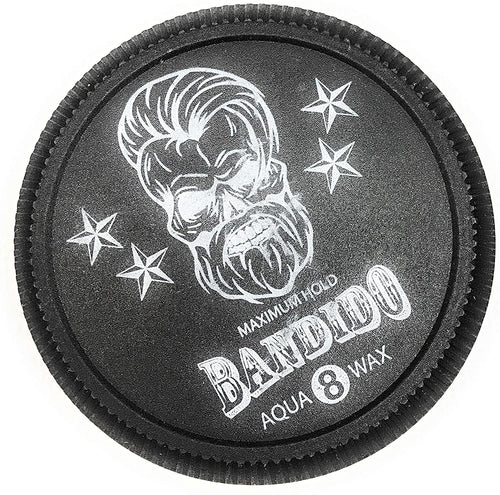 BANDIDO AQUA 8 WAX BLACK 150ML. MAXIMUM HOLD