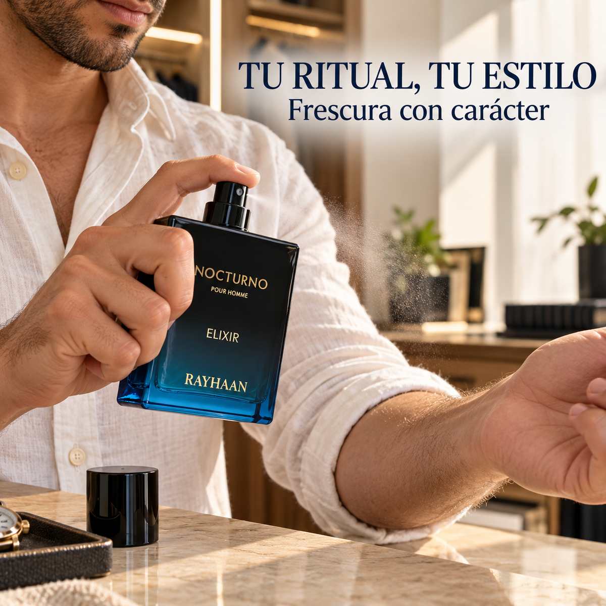 Rayhaan – Perfume para hombre Nocturno Elixir Eau de Parfum 100 ml