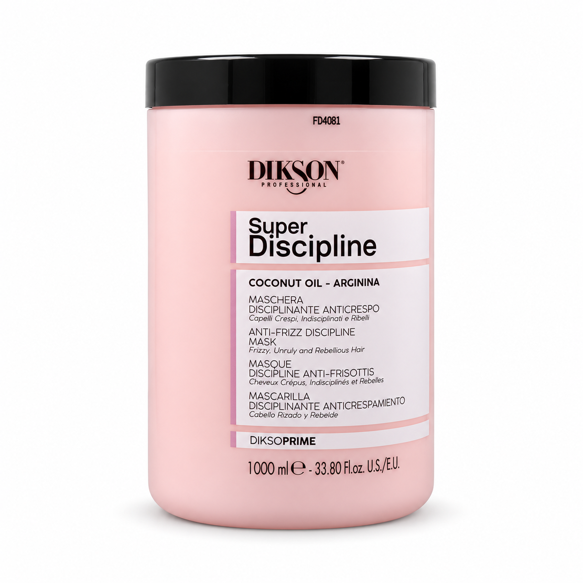 Dikson – Mascarilla antifrizz Super Discipline para cabello rebelde 1000 ml