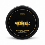 Portobello Matt Sculptor Wax – Strong Hold Matte Styling Wax 100 ml