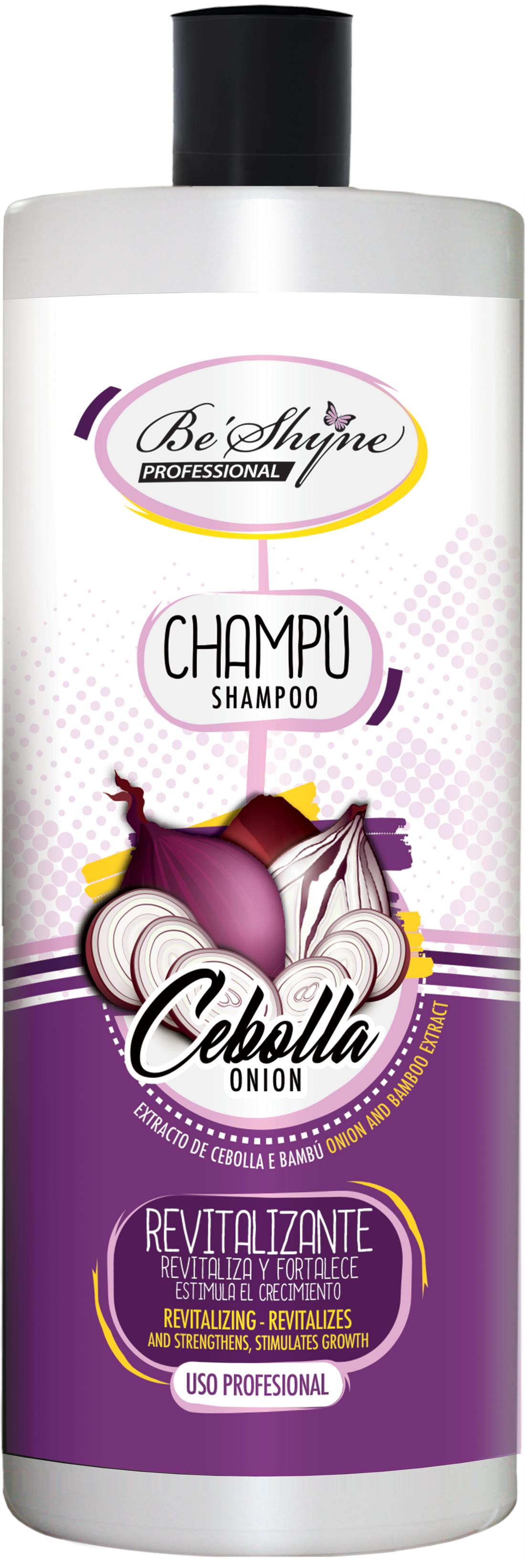 Beshyne Champú Revitalizante BE SHYNE Cebolla 1L | Cabello Saludable