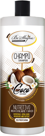 Beshyne Champú Nutritivo BE´SHYNE Coco 1L - Suavidad y Brillo
