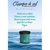 CHAMPU VEGANO MARINO CON PERLAS DE SAL MARINA Y ALGAS 400ML