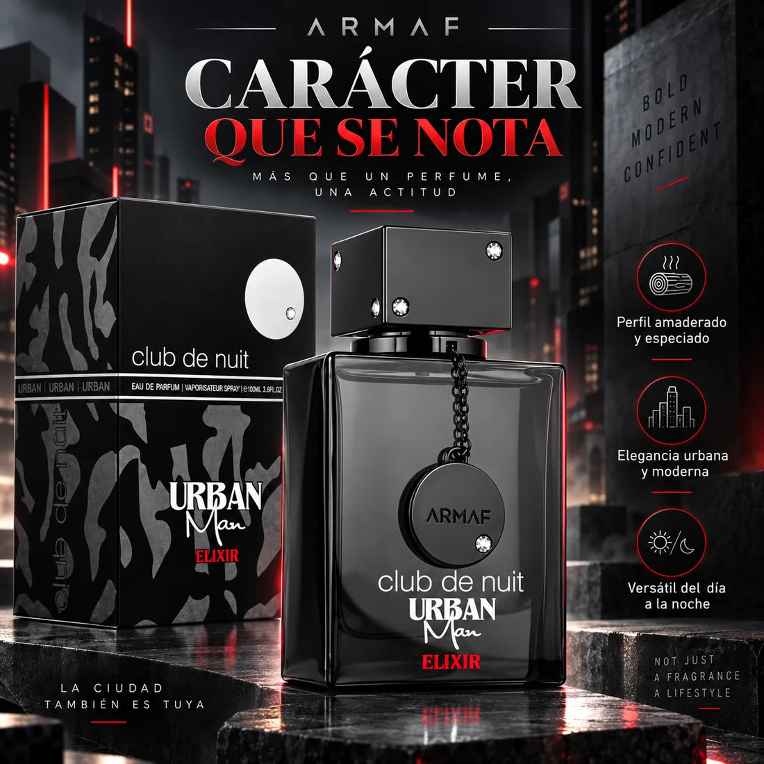 ARMAF – Perfume para Homem Club De Nuit Urban Man Elixir 105 ml