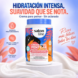 Salon Line – Crema para peinar hidratante para cabello seco 1 kg