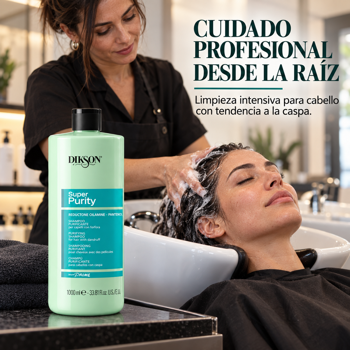 MUSTER & DIKSON Sculp Pure Shampoo for hair and scalp with dandruff 1000 ml