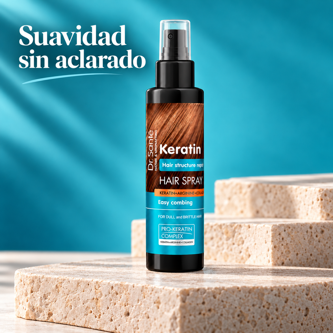 Dr. Santé – Spray capilar con queratina para cabello quebradizo 150 ml