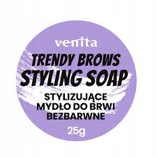 Cera  para cejas 3 en 1 Venita Trendy Brows Black para peinar, tonificar y cuidar negro 25 g