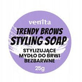 Cera  para cejas 3 en 1 Venita Trendy Brows Black para peinar, tonificar y cuidar negro 25 g