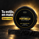 Portobello Matt Sculptor Wax – Strong Hold Matte Styling Wax 100 ml