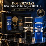 Lattafa – Estuche de Perfumes para Hombre Asad + Asad Zanzibar 2 x 100 ml