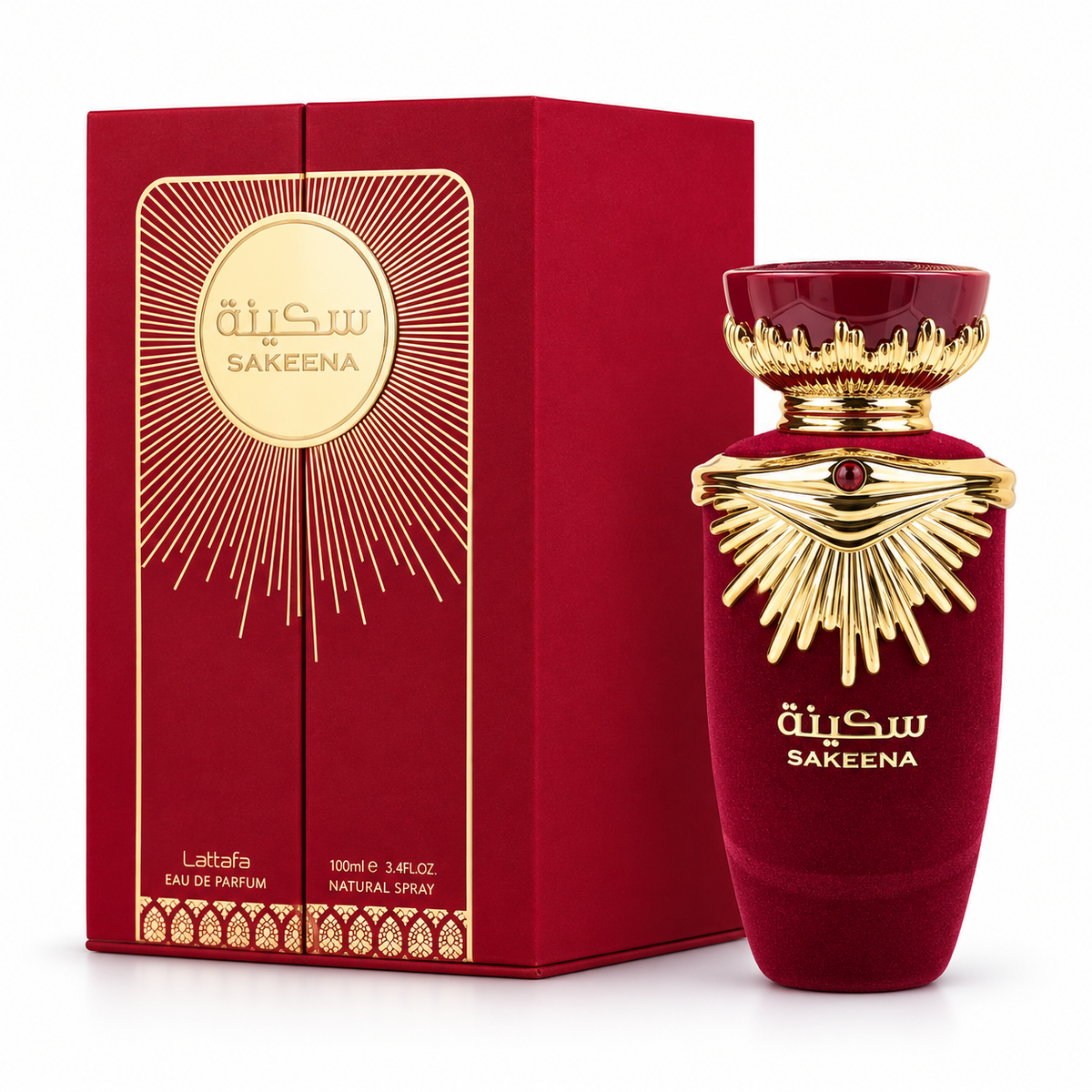 Lattafa – Sakeena Perfume Floral Afrutado Eau de Parfum 100 ml