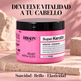 Dikson – Mascarilla para cabello dañado Super Keratin revitalizante 500 / 1000 ml