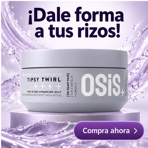 Schwarzkopf Professional OSIS+ Tipsy Twirl – Gelatina Definidora de Rizos y Ondas con Fijación Media 300 ml