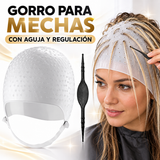 Anuncio del gorro de silicona Dompel para mechas