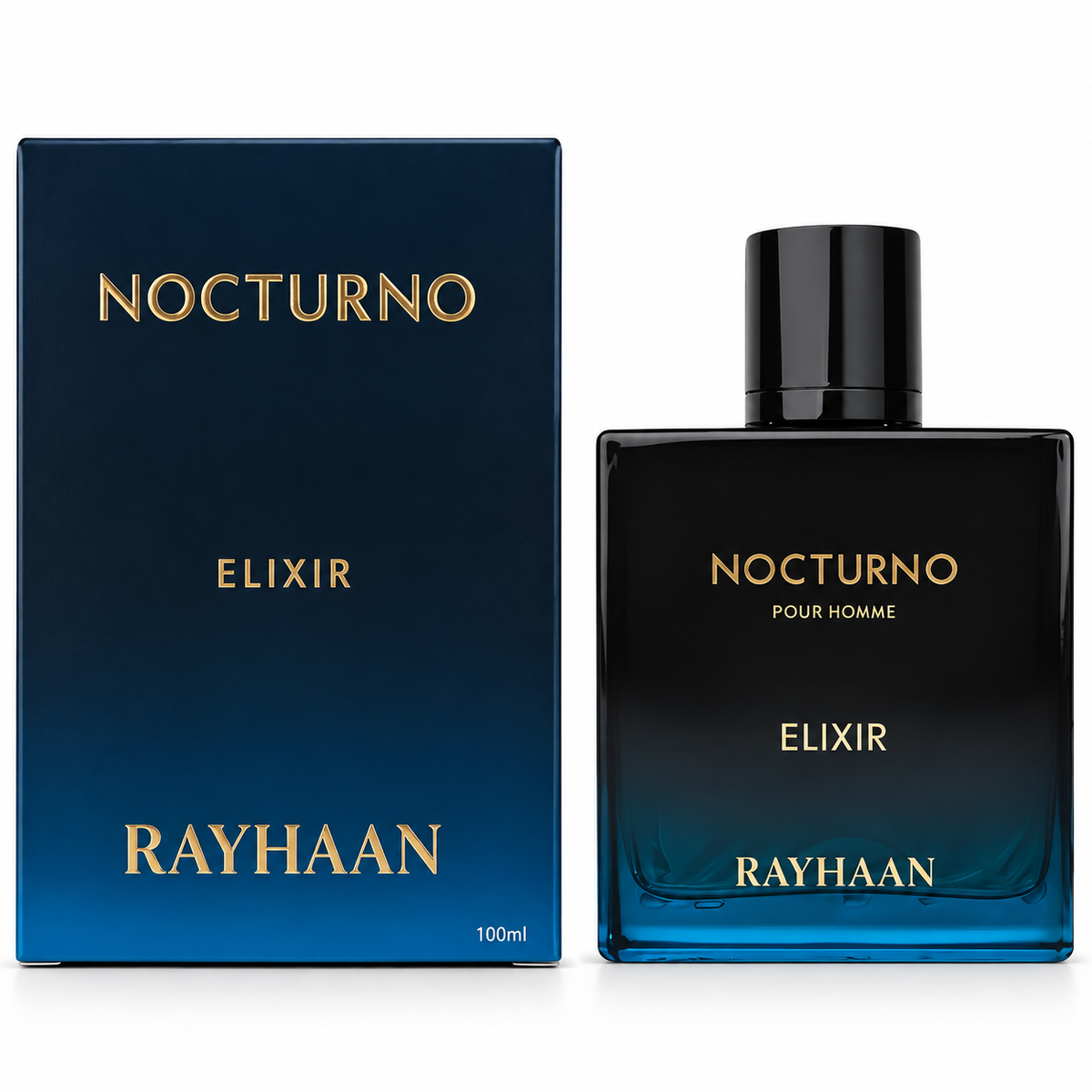 Rayhaan – Perfume para hombre Nocturno Elixir Eau de Parfum 100 ml