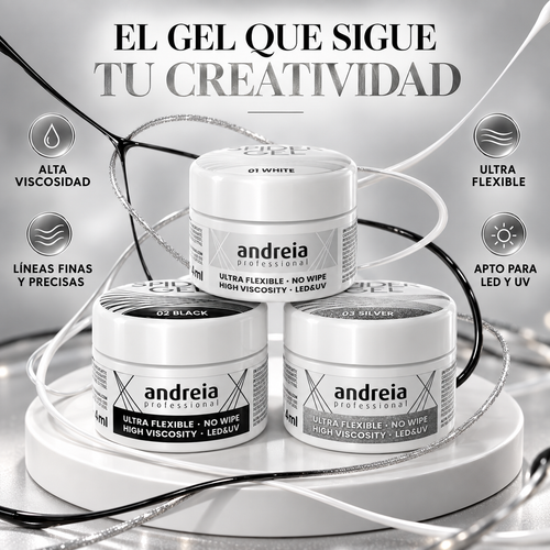 Andreia Professional – Gel para Nail Art Spider Gel de Alta Viscosidade 4 ml