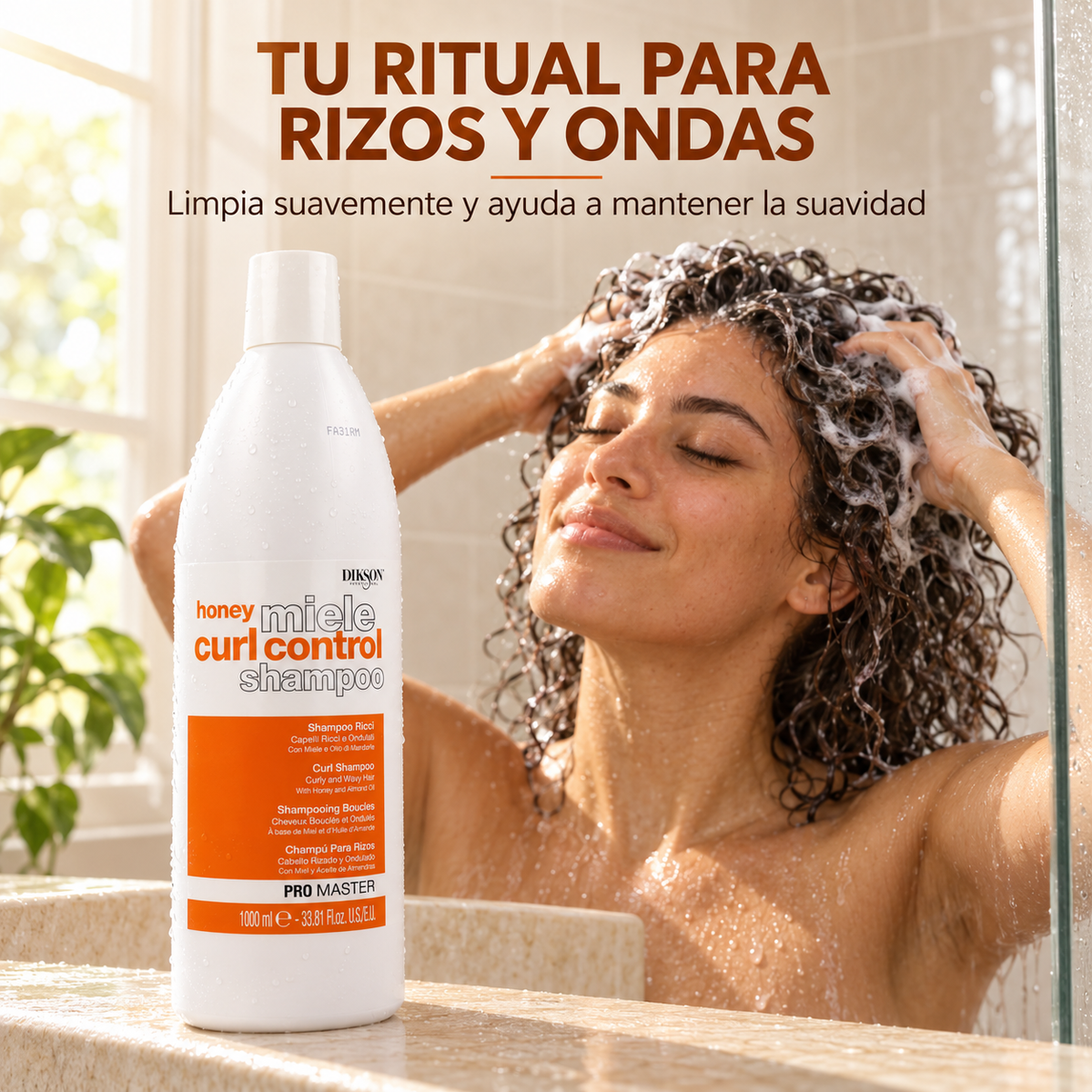 Dikson Promaster Curl Honey Shampoo for Curly Hair 1000ml